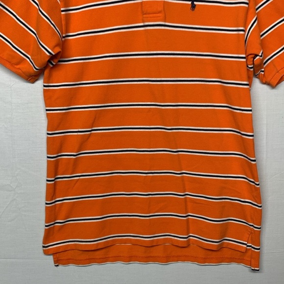 Polo Ralph Lauren Orange Striped Polo Shirt - Picture 3 of 8
